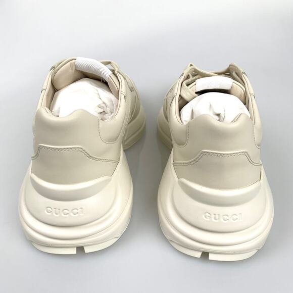 NIB Gucci Man Rhyton Star Print Sneakers - Ivory GG Print Size 8 main image 4